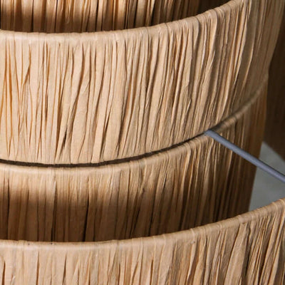 Gaia Raffia Pendant
