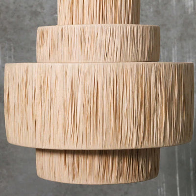 Gaia Raffia Pendant