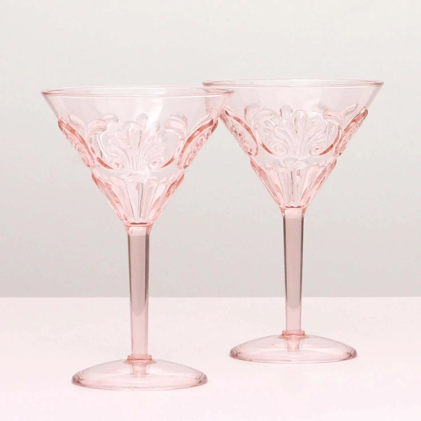 Flemington Acrylic Martini - Pale Pink