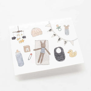Baby Items Greeting Card