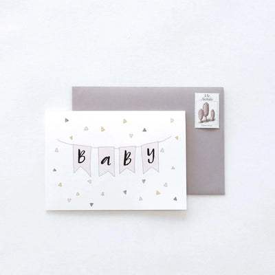 Baby Bunting Greeting Card