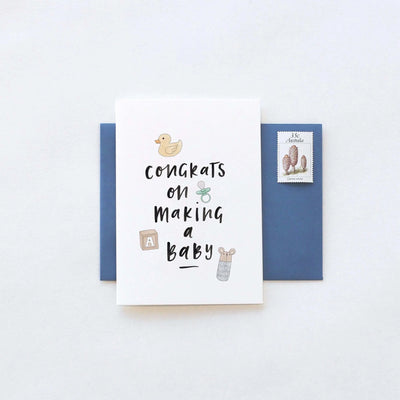 Congrats On Baby Greeting Card