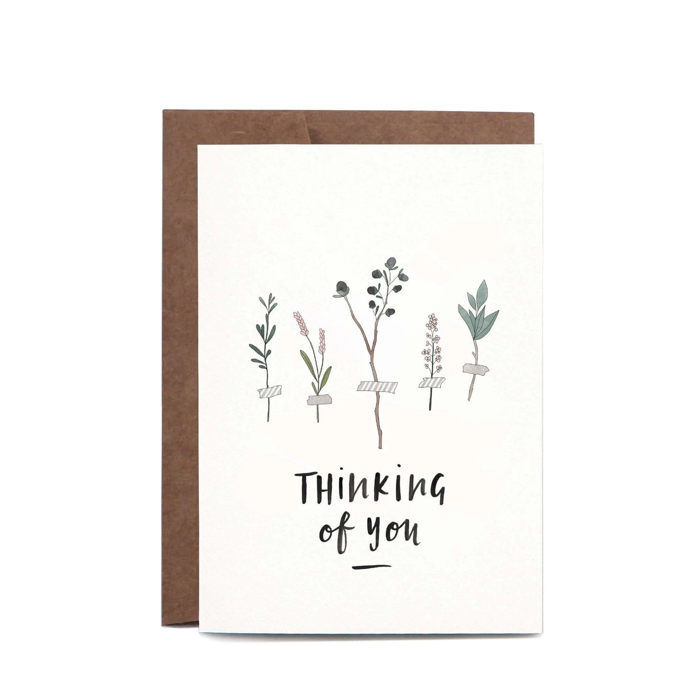 Thinking Of You Botanic Greeting Card