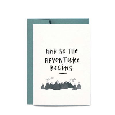 Adventure Begins Greeting Card