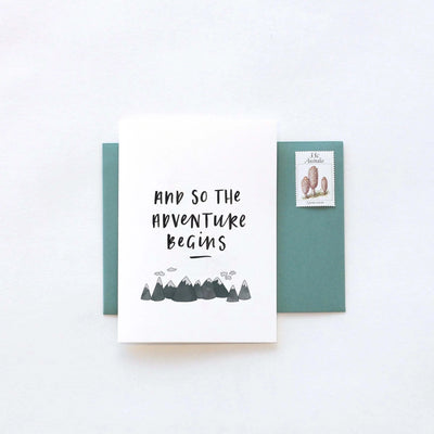Adventure Begins Greeting Card