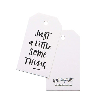 Just a Little Something Gift Tag Set of 5