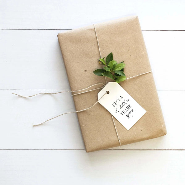 Just a Little Thank You Gift Tag Set of 5