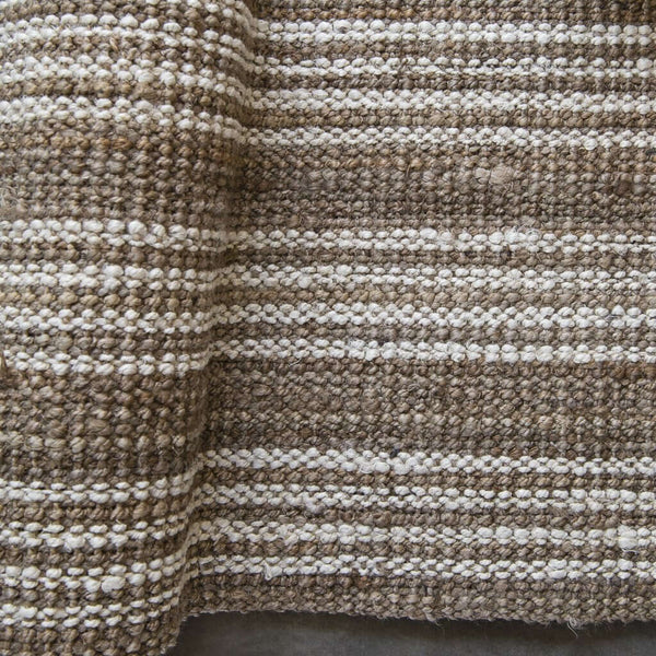 Zebra Home Osbourne Stripe Jute Rug - Various Sizes