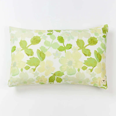 Mini Pastel Floral Green Pillowcases - Set of 2