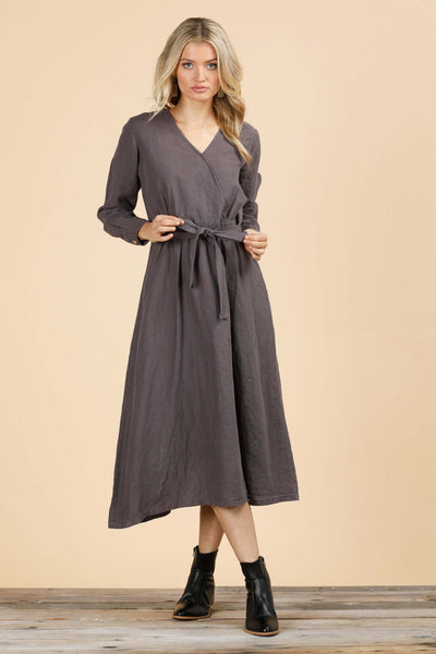 Arizona Long Sleeve Dress - Sable