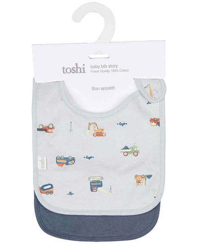 Baby Bib - Little Diggers Twin Pack