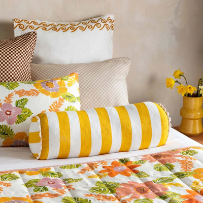Quilted Throw Sunset Floral - Multi