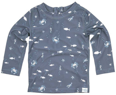 Swim Rashie Long Sleeve-Neptune