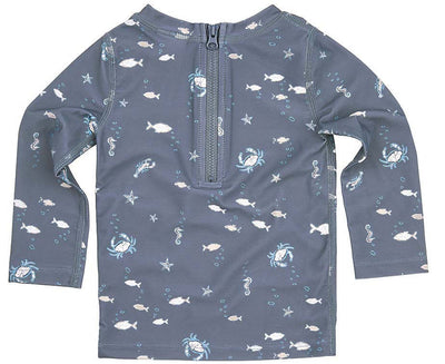 Swim Rashie Long Sleeve-Neptune