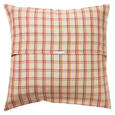 Sian Linen Euro Pillowcase Set - Poppy