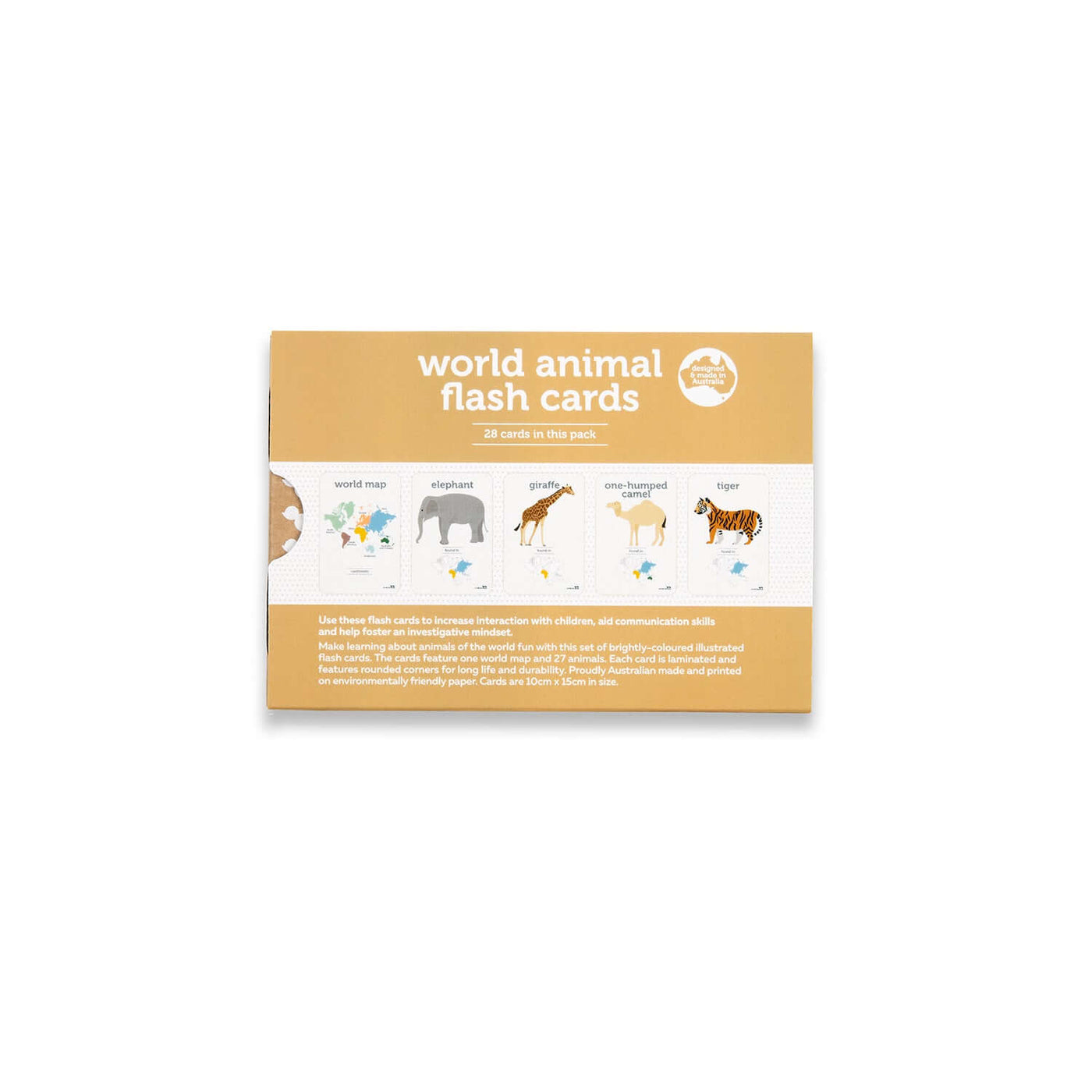 World Animal Flash Cards