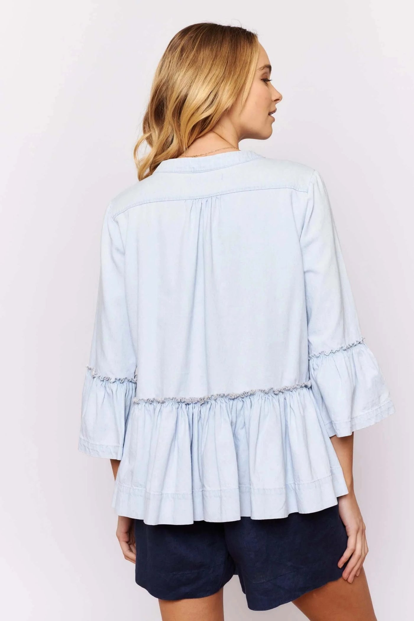 Temptress Top - Pale Blue