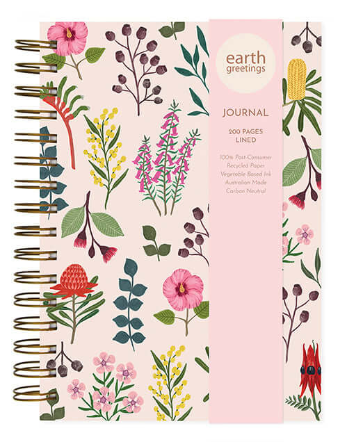 Australian Wildflowers - A5 Journal