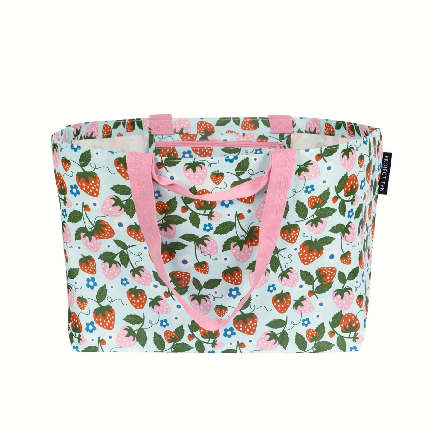 Oversize Tote - Strawberries