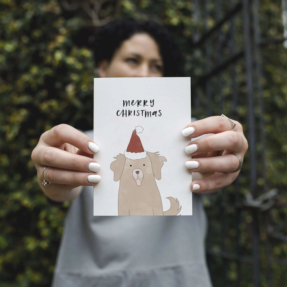 Christmas Dog Greeting Card