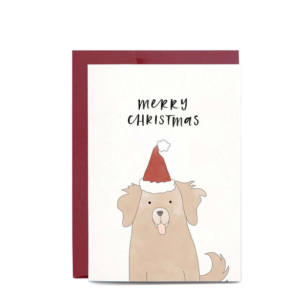 Christmas Dog Greeting Card