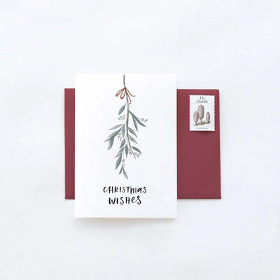 Christmas Mistletoe Greeting card