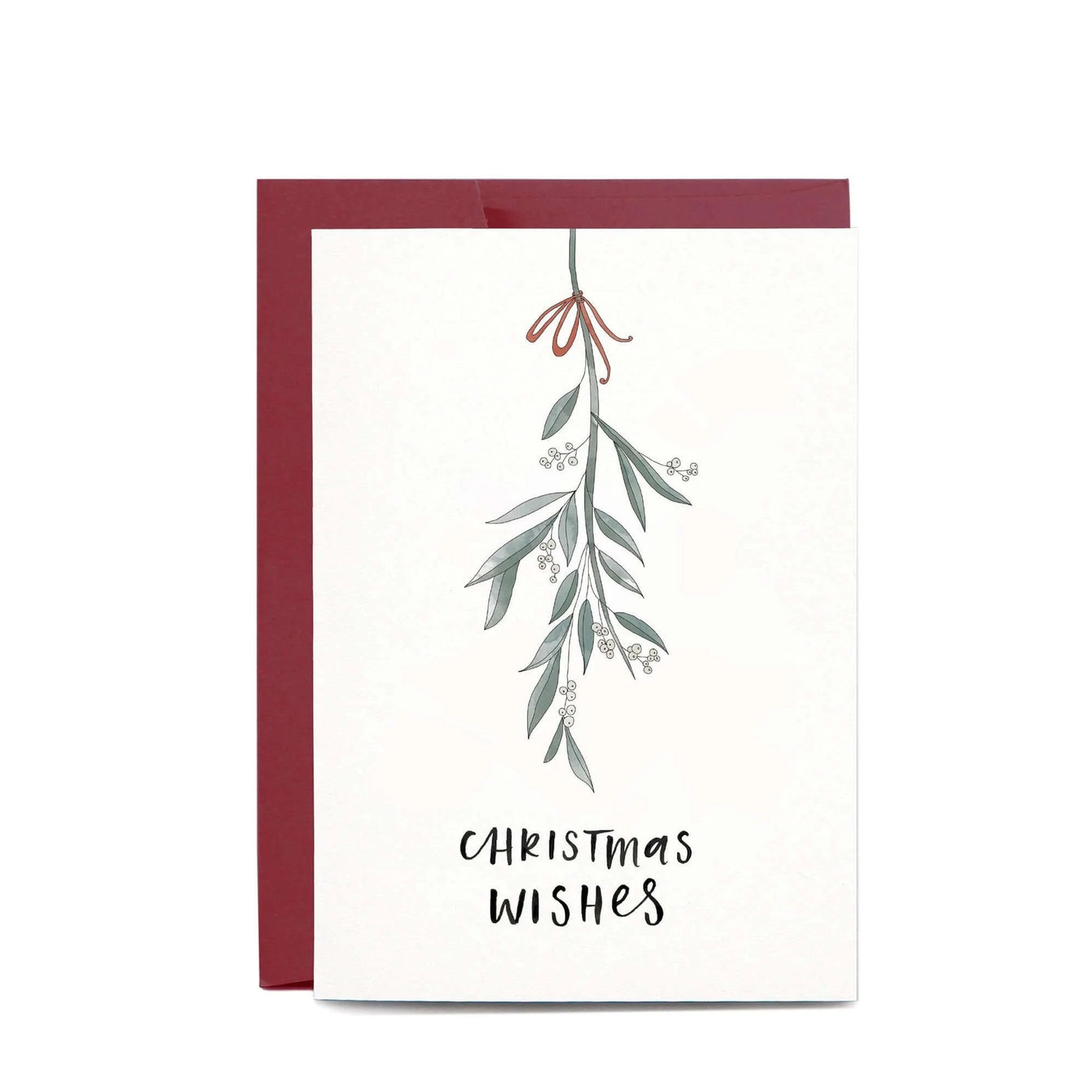 Christmas Mistletoe Greeting card