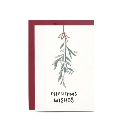 Christmas Mistletoe Greeting card