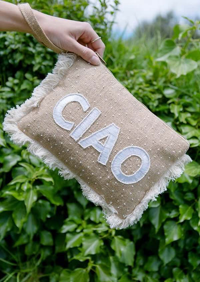 Hand Beaded Ciao Clutch