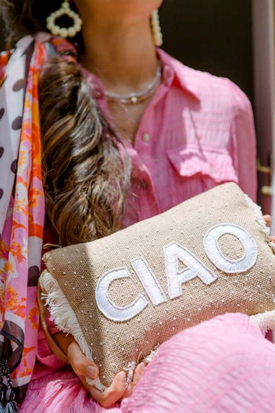 Hand Beaded Ciao Clutch