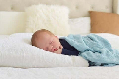 Bubba Baby Organic Bamboo Muslin - Deep Blue Sea