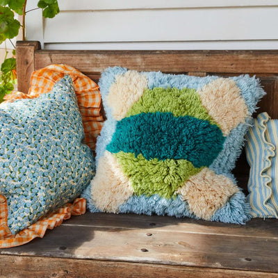 Hastings Shag Cushion - Cloud