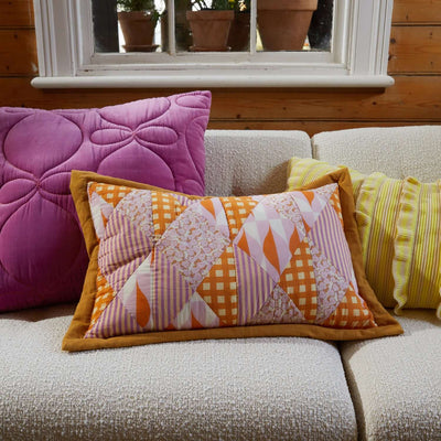 Totnes Path Cushion - Persimmon