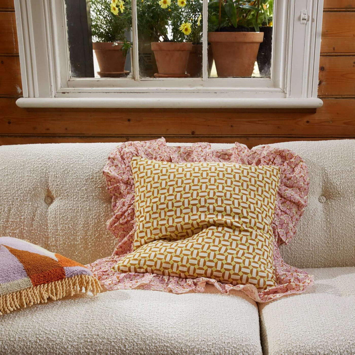 Frome Ruffle Cushion