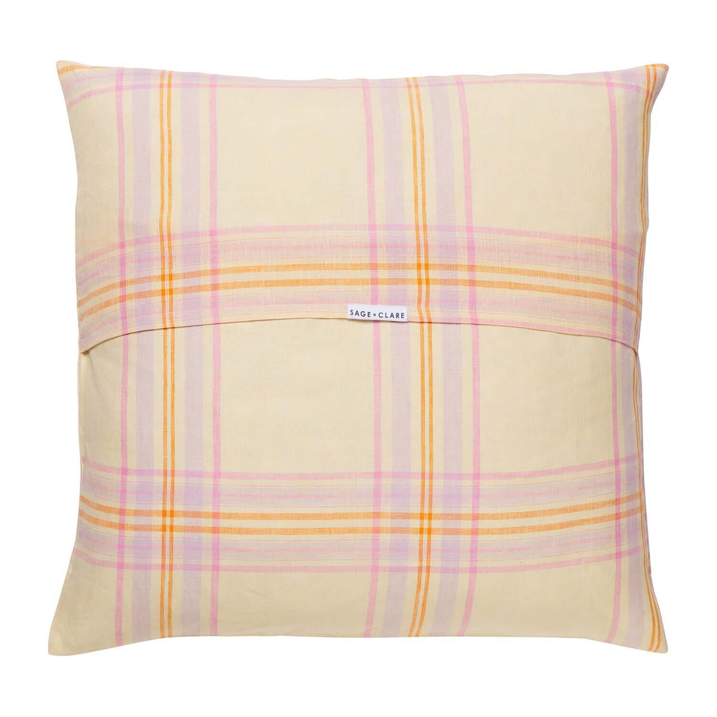 Patchway Linen Euro Pillowcase Set - Vanilla