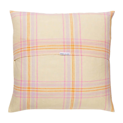 Patchway Linen Euro Pillowcase Set - Vanilla