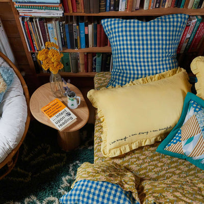 Kirby Linen Euro Pillowcase Set - Oasis
