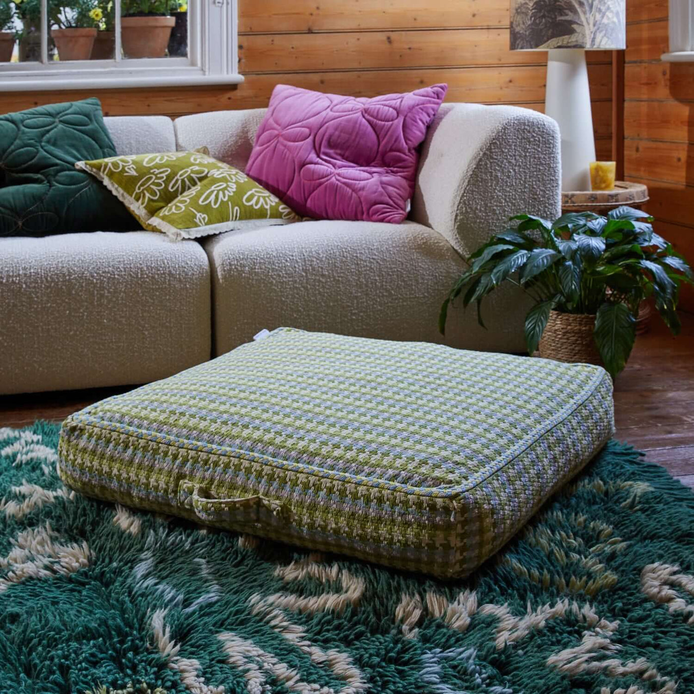 Bromley Woven Floor Cushion - Splice