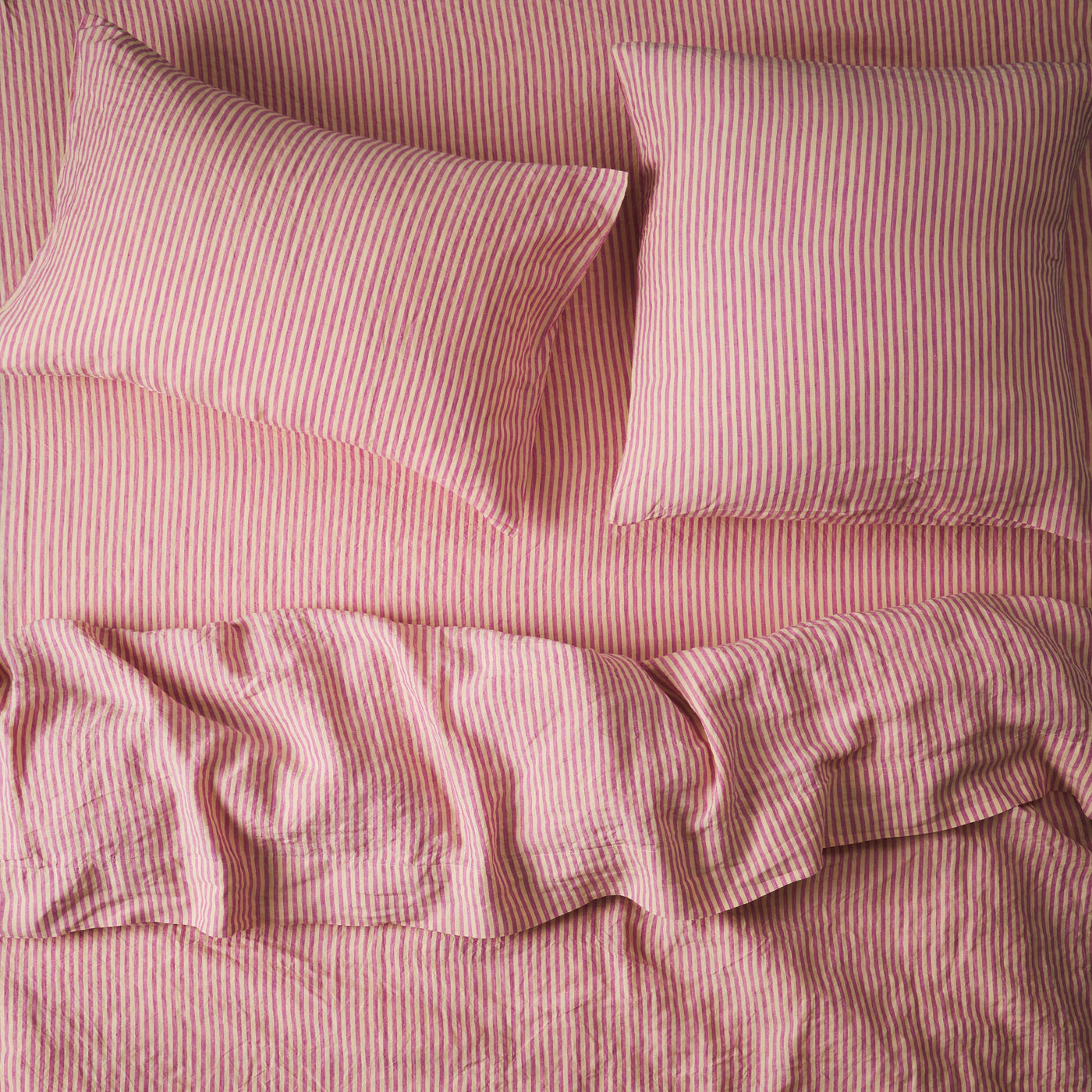 Lyme Linen Flat Sheet - Orchid