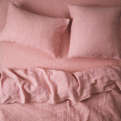 Lyme Linen Flat Sheet - Orchid