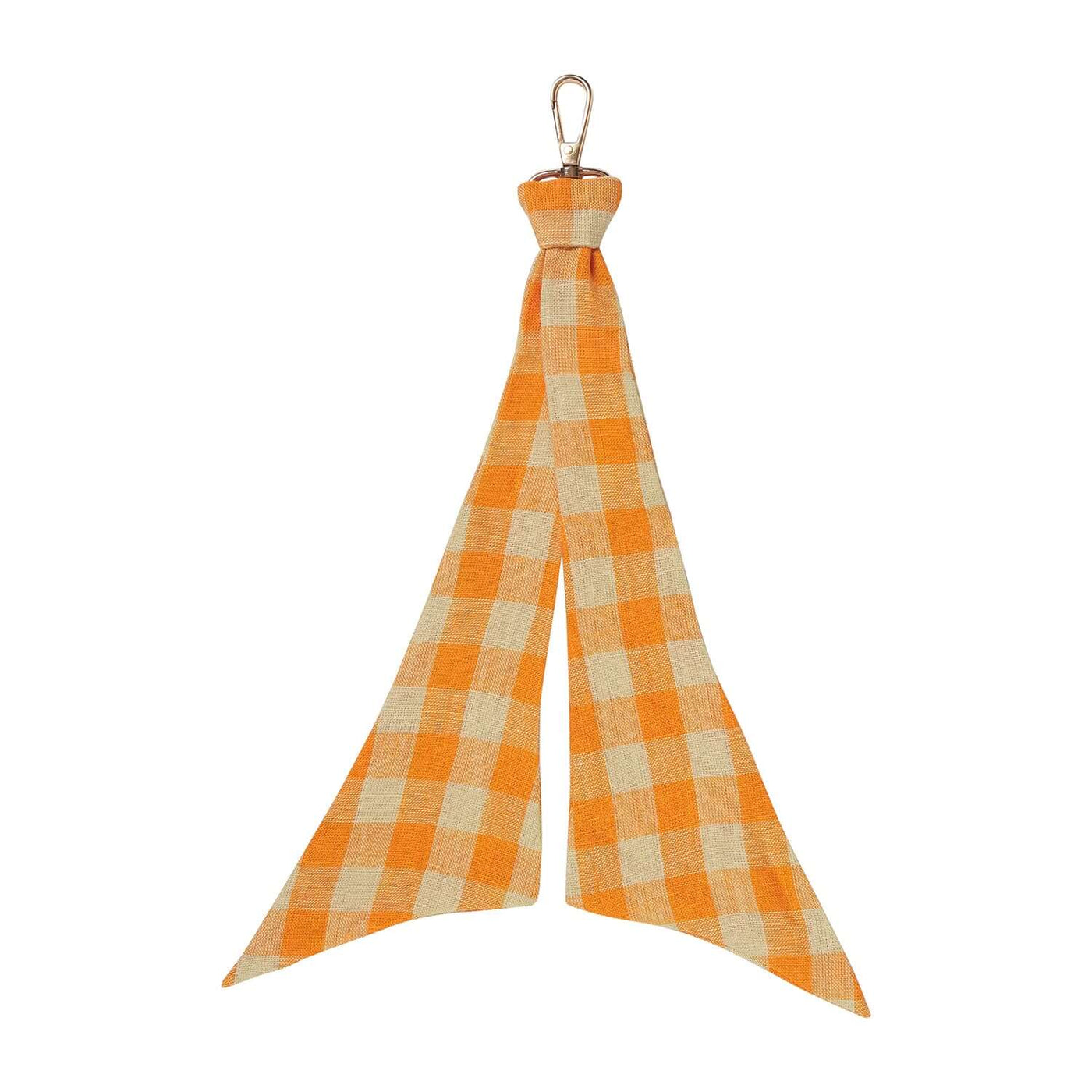 Leyland Bandana Key Ring - Persimmon Check