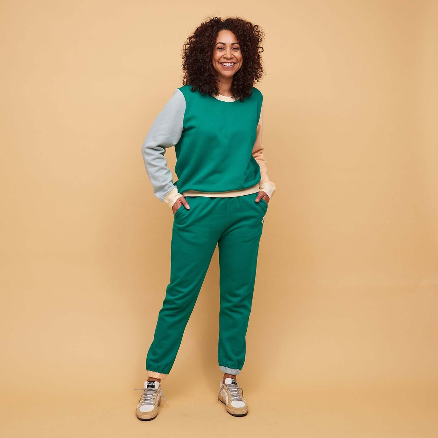 Bexley Cotton Trackpant - Teal