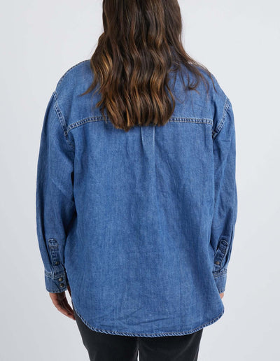 Daisy Denim Shirt - Vintage Mid Blue