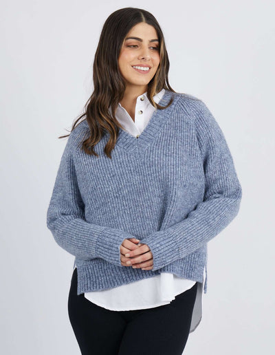 Mariana Knit - Blue Marle