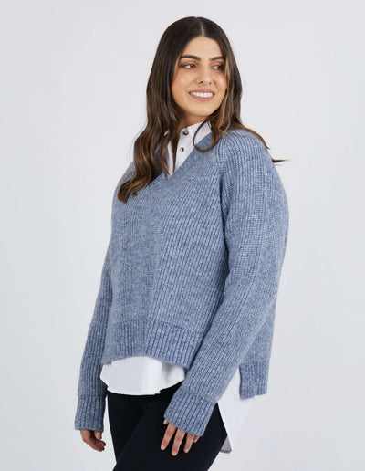 Mariana Knit - Blue Marle