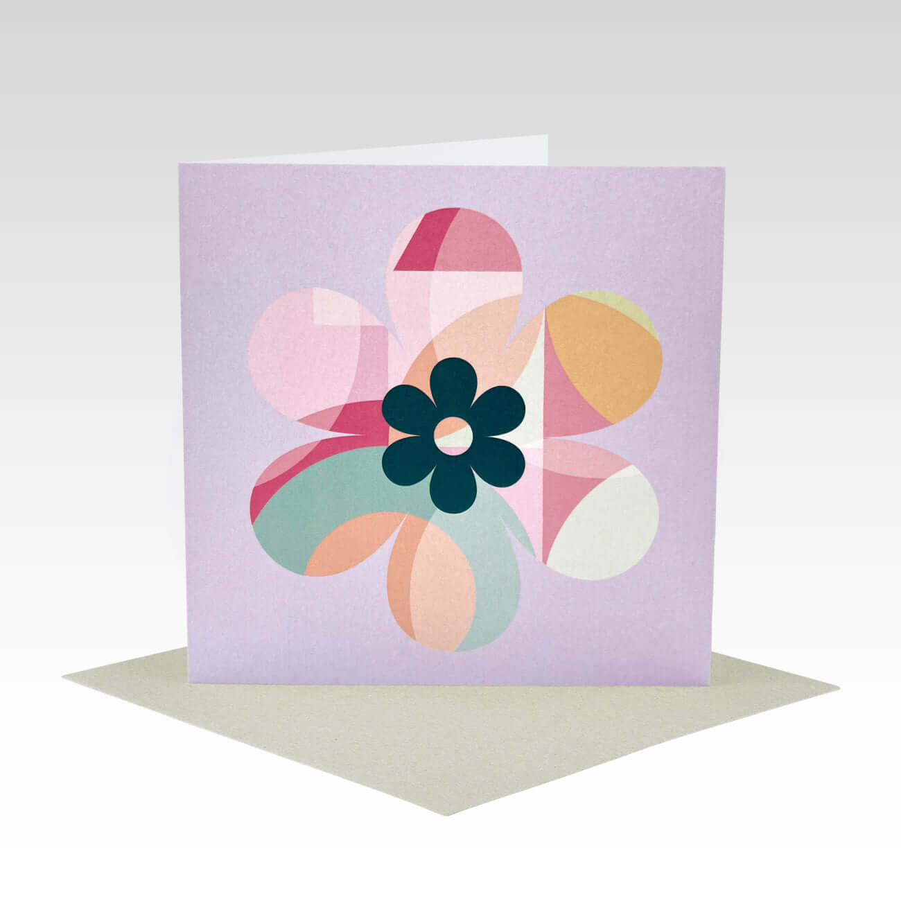 Geo Flower Greeting Card