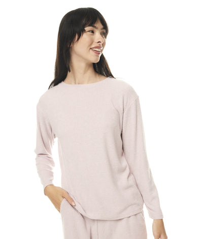 Kendall Ribbed Pyjamas - Pink