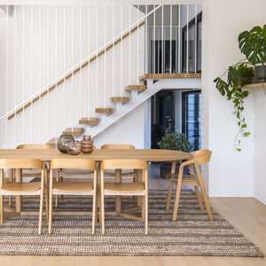 Zebra Home Osbourne Stripe Jute Rug - Various Sizes
