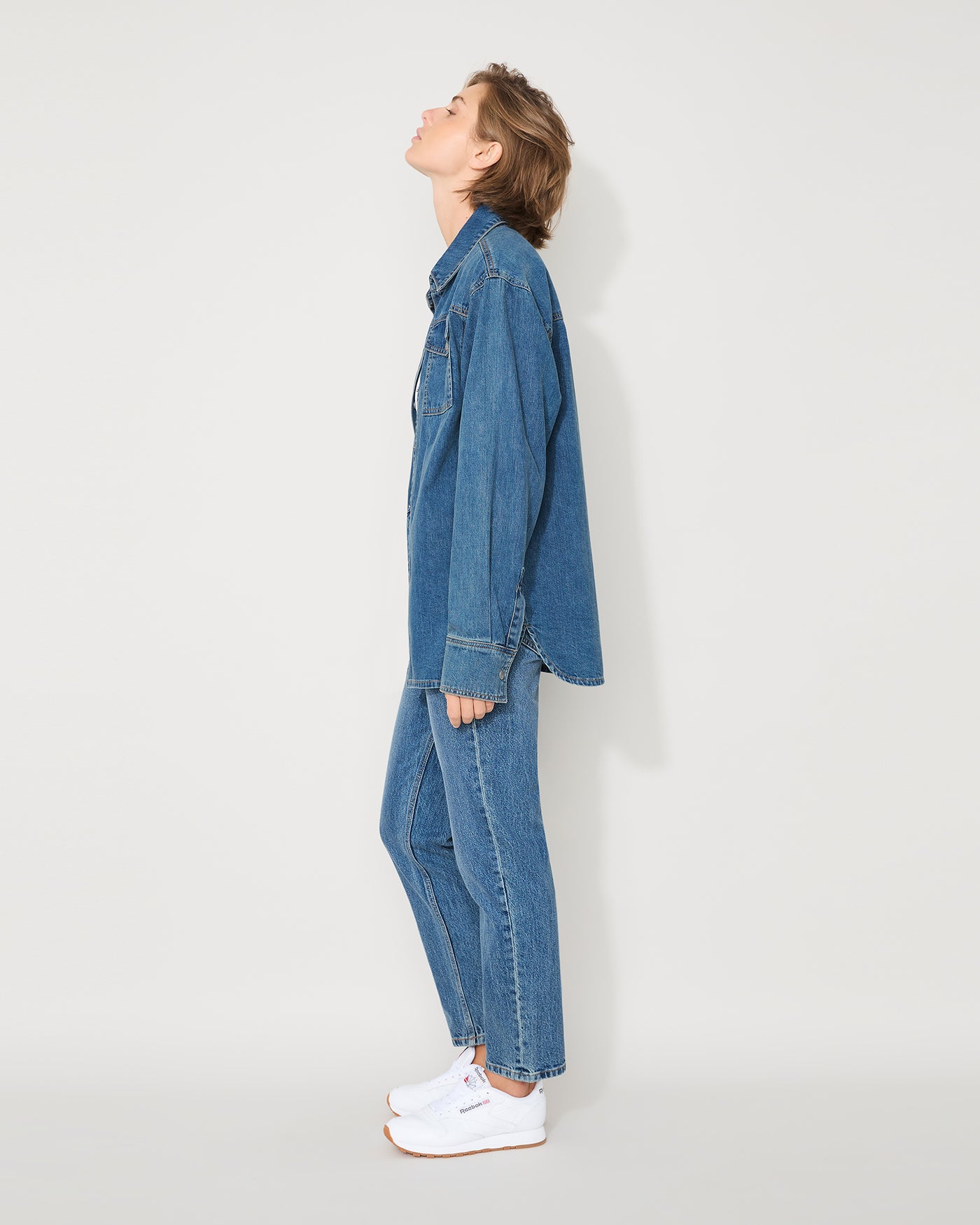 Essential Denim Shirt - Faded Indigo