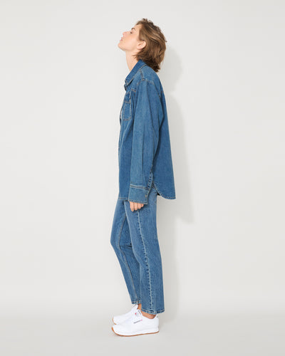 Essential Denim Shirt - Faded Indigo